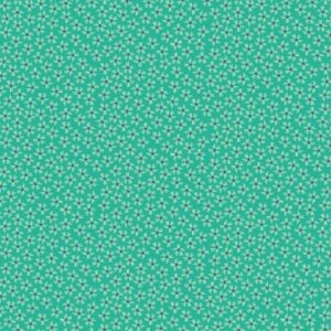 Henna - Dash Flower in Teal by Beth Studley