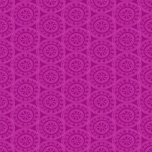 Henna - Medallion in Pink by Beth Studley