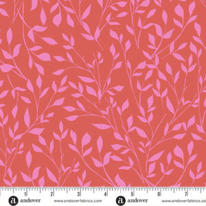 Color Me Pretty - Meadow in Terracotta by Stephanie Organes for Andover Fabrics