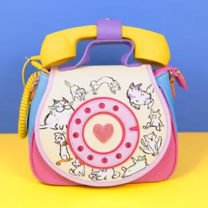 Ring Ring Phone Convertible Bag - Cats