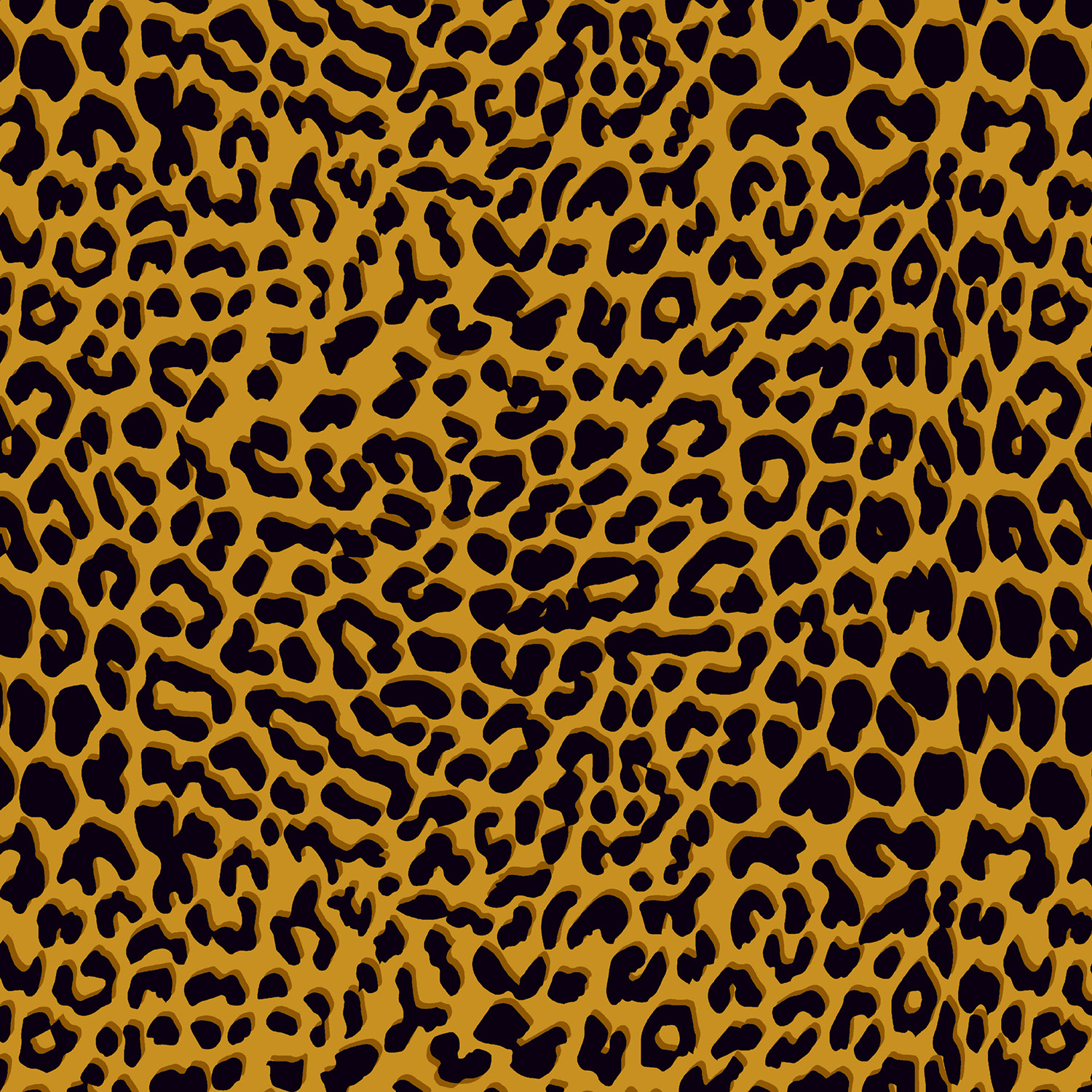 Iconic - Beastmode in Gold - Libs Elliott for Andover Fabrics