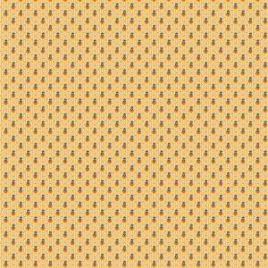 Indigo Cheddar - Pinstripe Circle in Cream Andover Fabrics