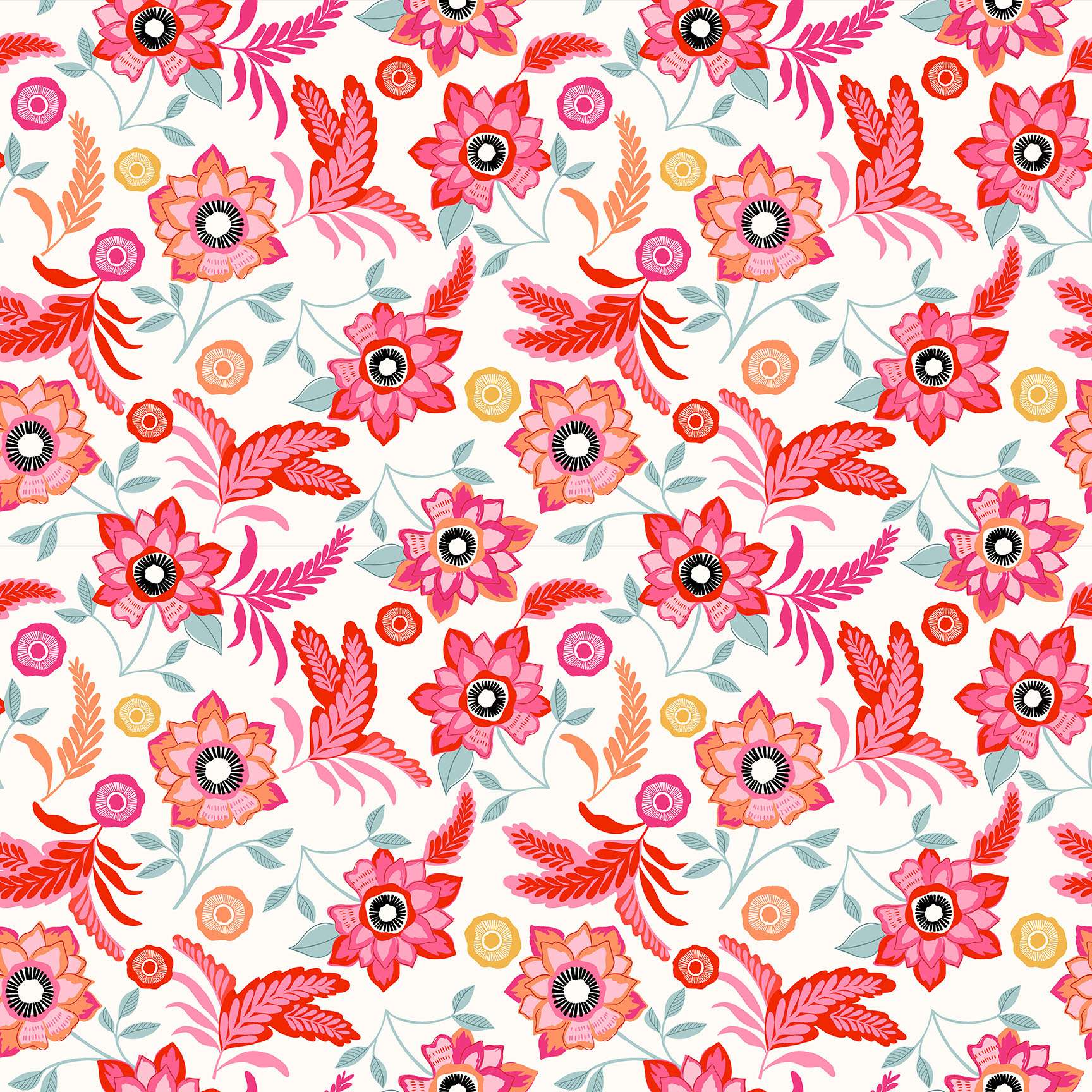 Memories Unfold - Mayflower in Off White - Andover Fabrics