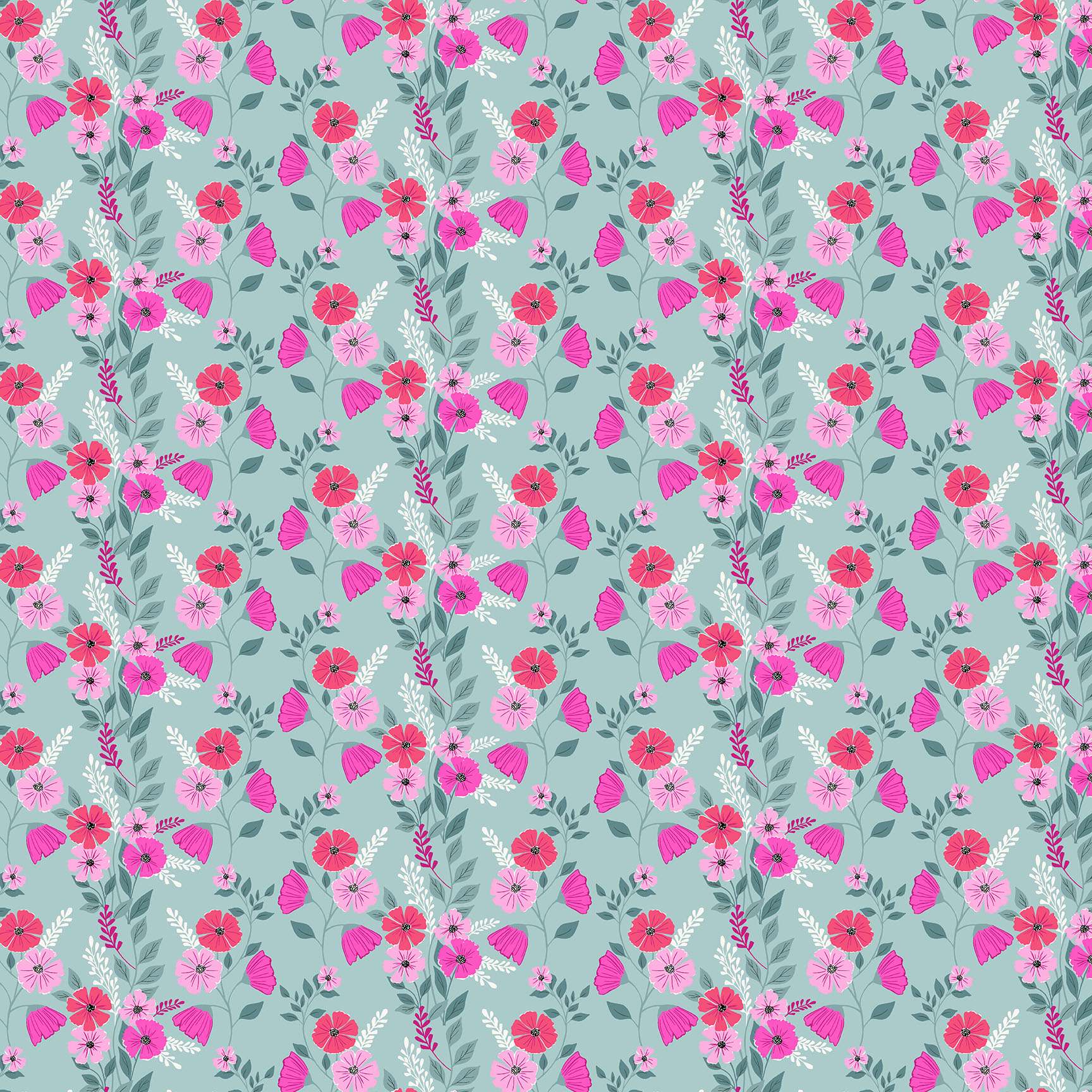 Memories Unfold - Marthas Vineyard in Teal - Andover Fabrics