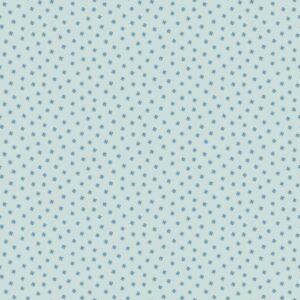 Sewing Bird - Star in Blue - Makower Fabrics