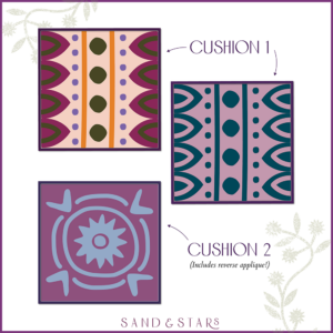 Sand & Stars Cushion fabric kits