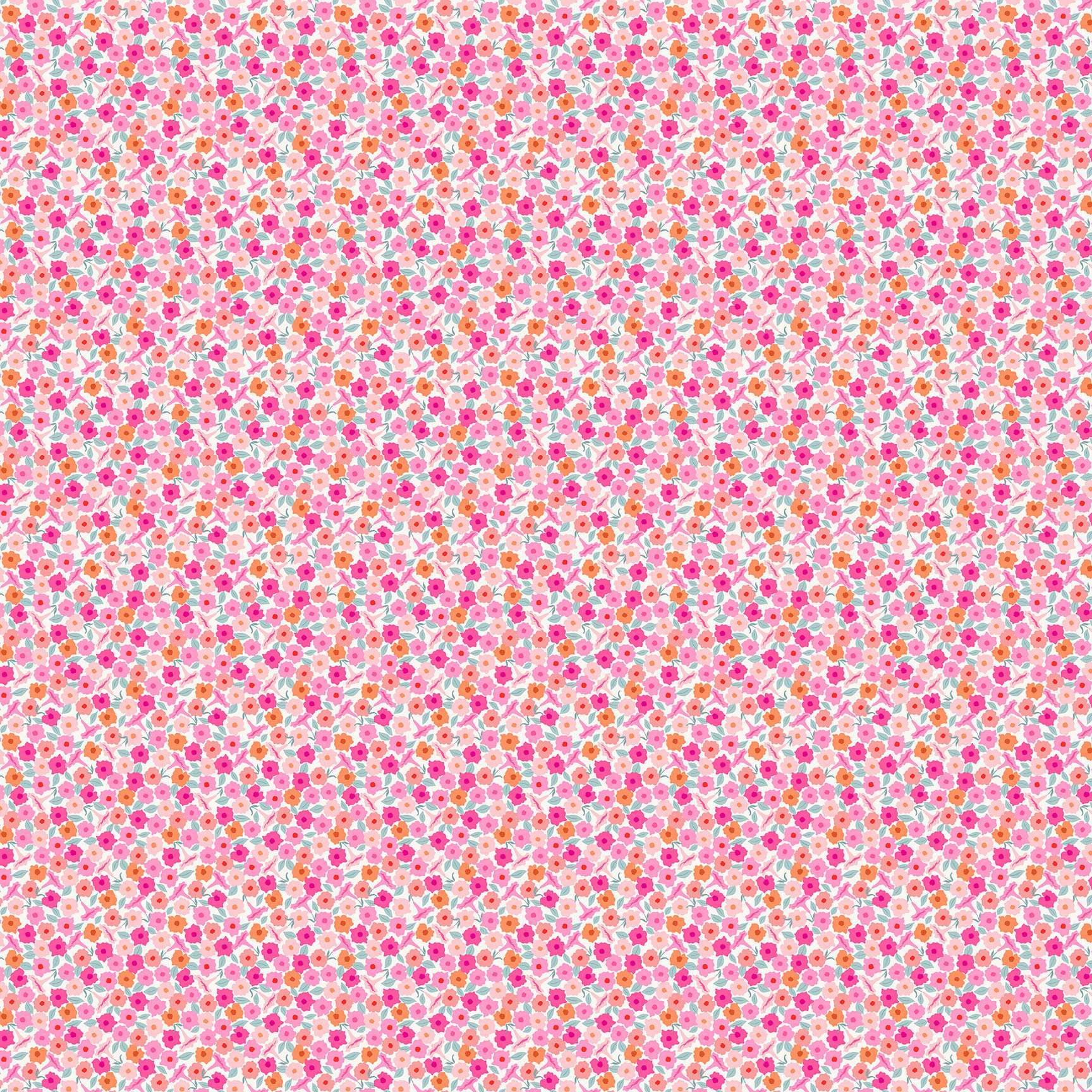 Memories Unfold - Floret in Teal - Andover Fabrics