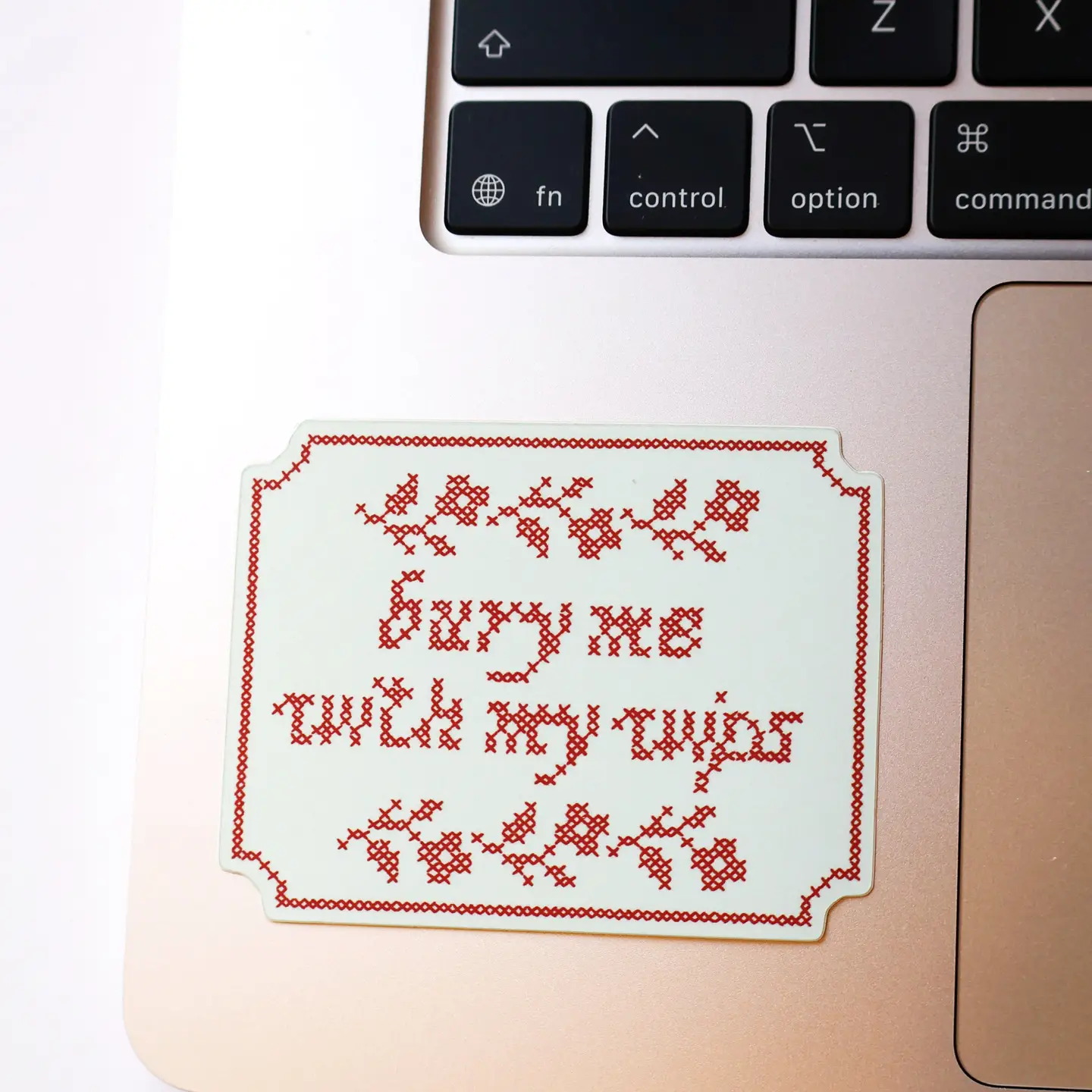 Feral Notions Bury Me with My WIPs Sticker - Image 2