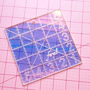 Feral Notions 5" Square Quilting Ruler