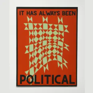 Feral Notions It Has Always Been Political Sticker Red