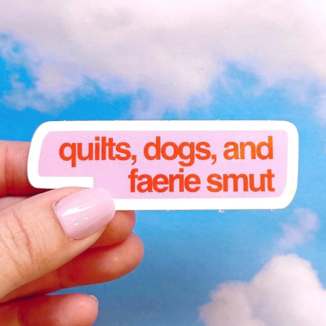 Feral Notions Quilts, Dogs, and Faerie Smut Sticker