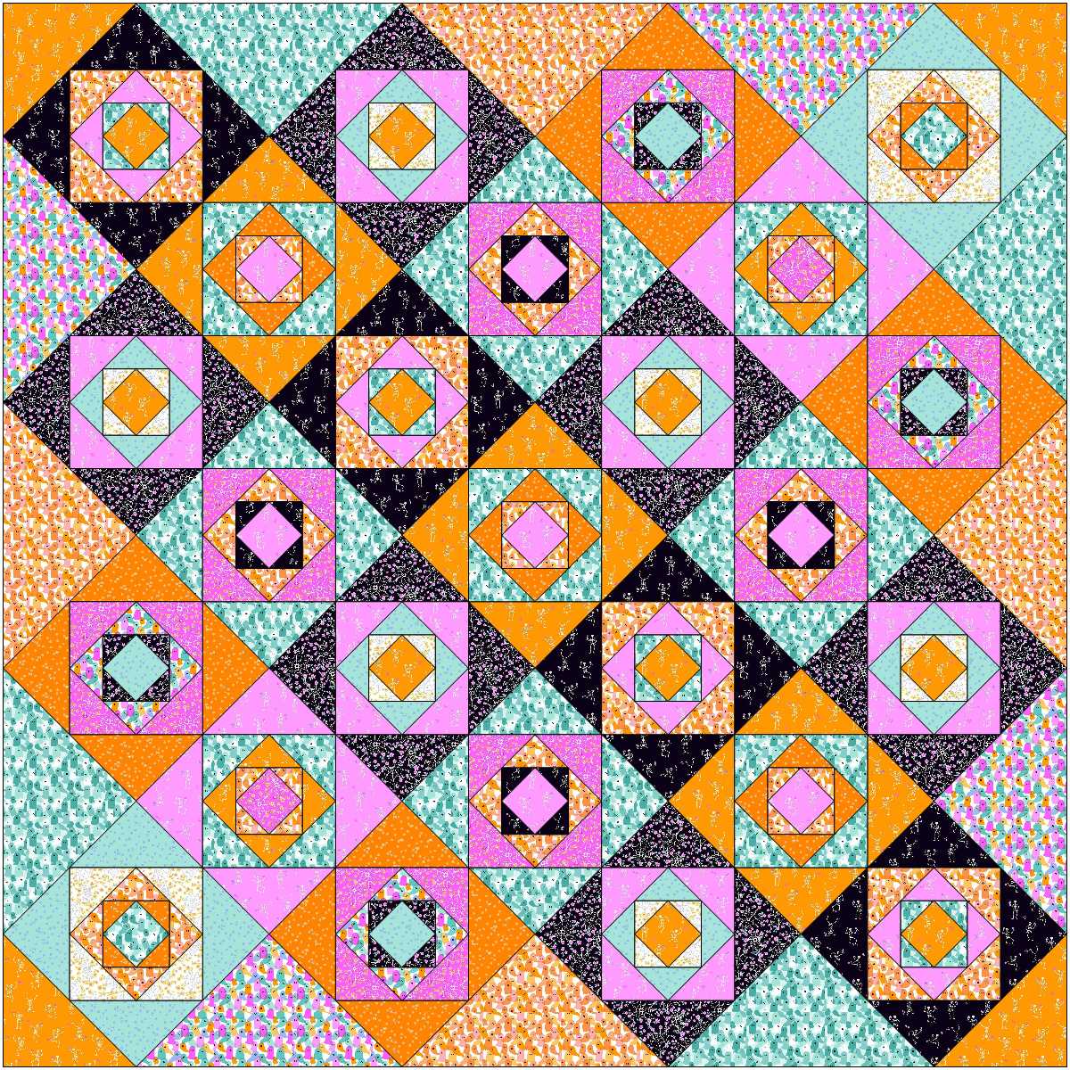 Ghostly Quilt Kit - Pre-Cut
