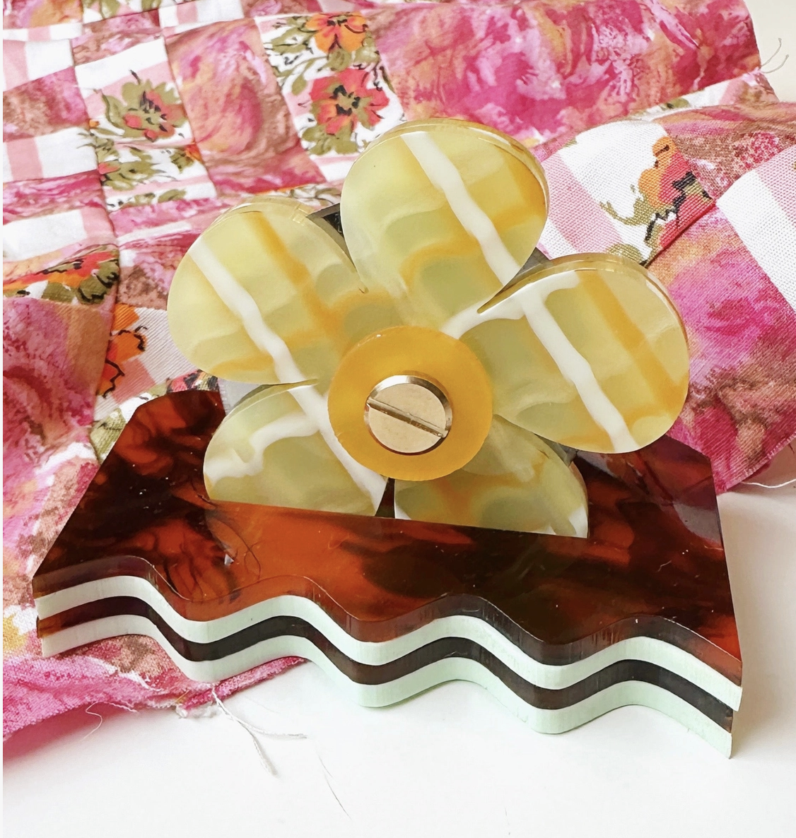 Feral Notions Retro Flower Thread Cutter