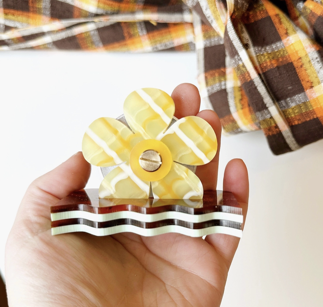 Feral Notions Retro Flower Thread Cutter - Image 2
