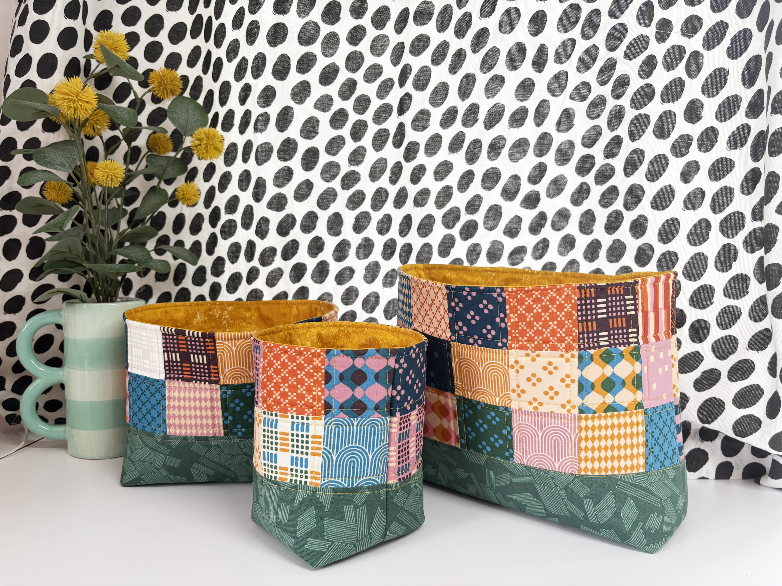 Mini Charm Tubs - Pattern & Kit