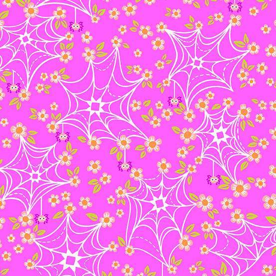 Ghostly Garden - Web and Bloom Pink
