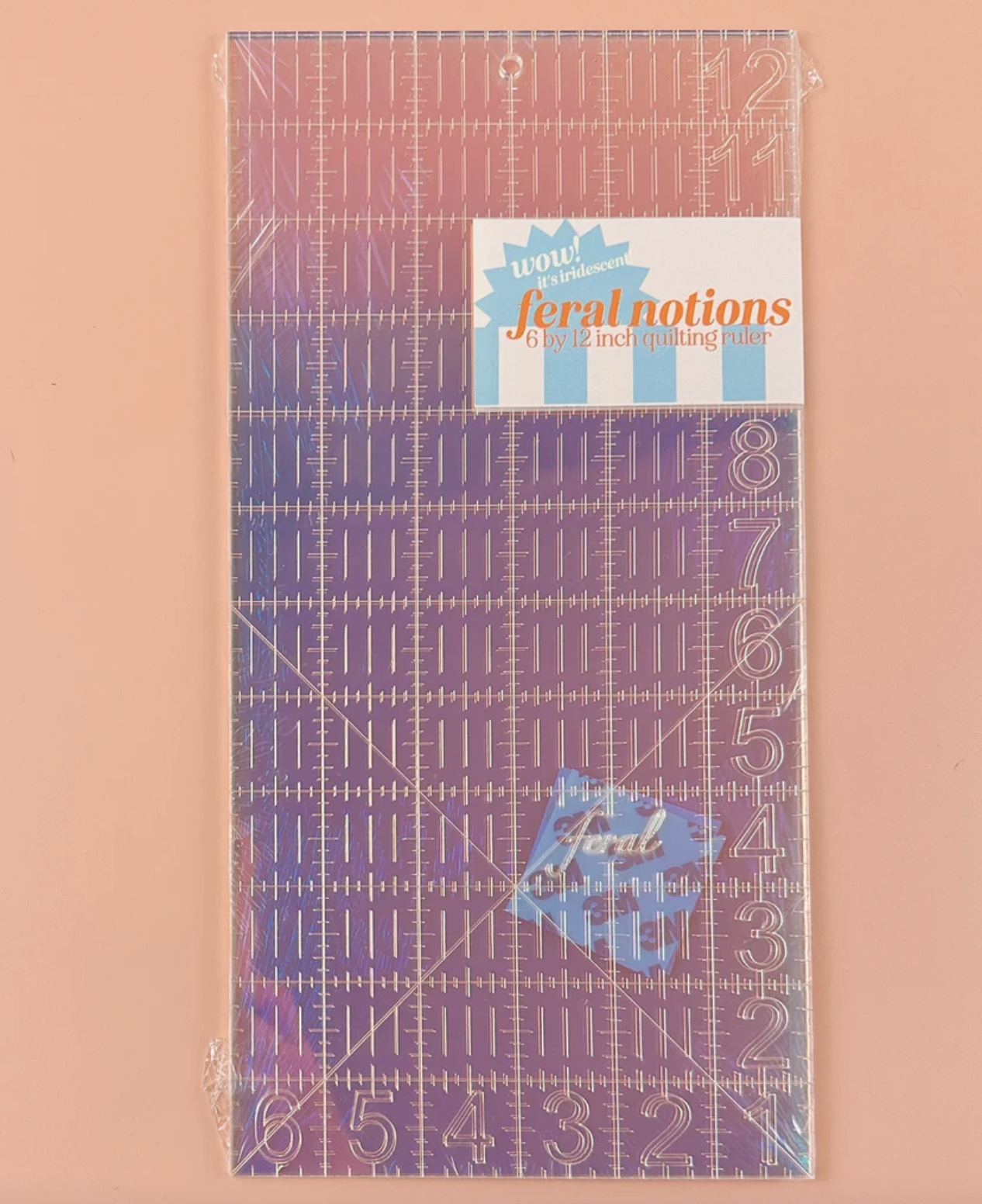 Feral Notions 6" x 12" Ruler for all purposes - Image 3